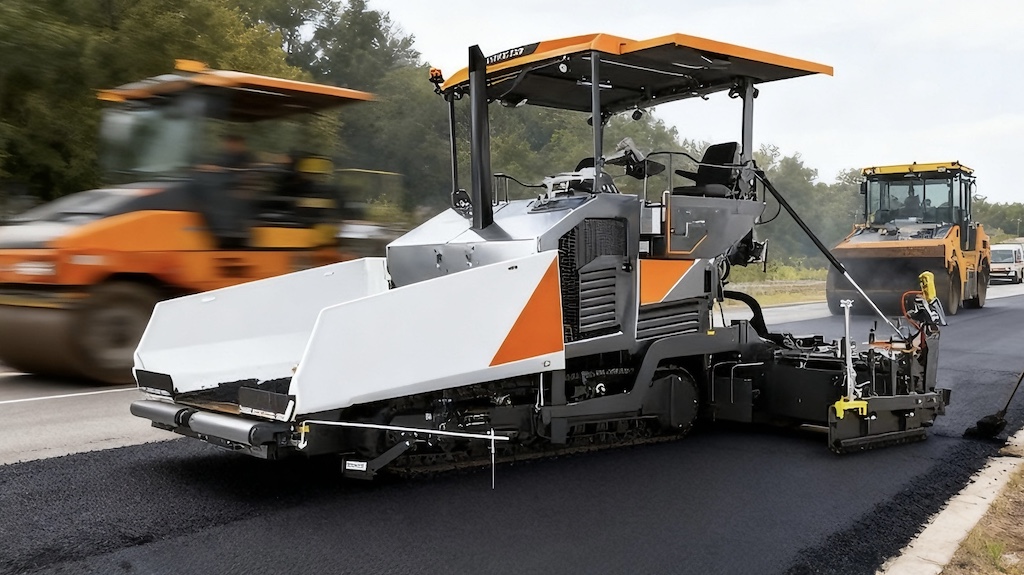 智能摊铺机机器人